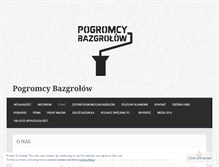 Tablet Screenshot of pogromcybazgrolow.com